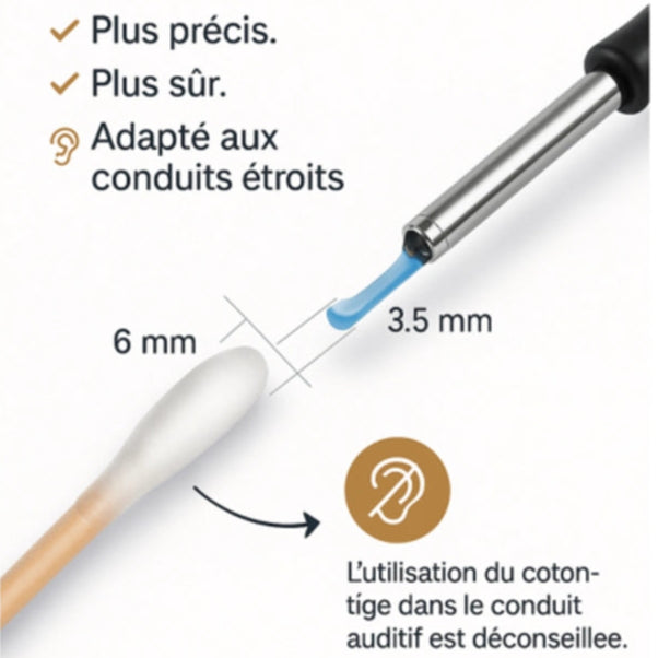 Pack 3 embouts de rechange pour Earcleaner Pro